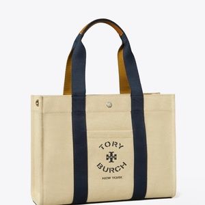 Authentic Tory Burch Canvas Tote